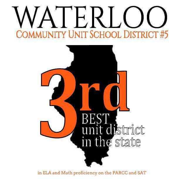 Waterloo CUSD #5 Ranked 3rd Best Unit District in the State
