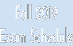 REVISED Fall 2019 Exam Schedule
